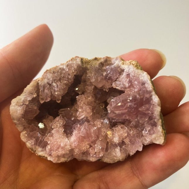 Enchanting Pink Geode Amethyst: Argentina's Crystal Geode Treasure - My Shop of Wonders