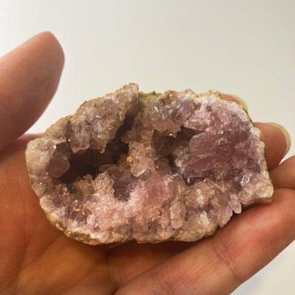 Enchanting Pink Geode Amethyst: Argentina's Crystal Geode Treasure - My Shop of Wonders