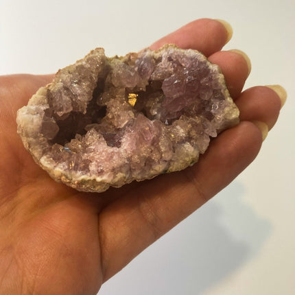 Enchanting Pink Geode Amethyst: Argentina's Crystal Geode Treasure - My Shop of Wonders