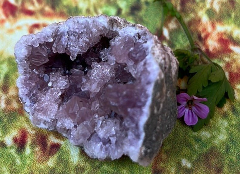 Enchanting Pink Geode Amethyst: Argentina's Crystal Geode Treasure - My Shop of Wonders