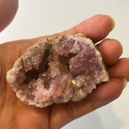 Enchanting Pink Geode Amethyst: Argentina's Crystal Geode Treasure - My Shop of Wonders