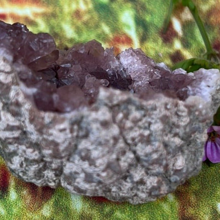 Enchanting Pink Geode Amethyst: Argentina's Crystal Geode Treasure - My Shop of Wonders