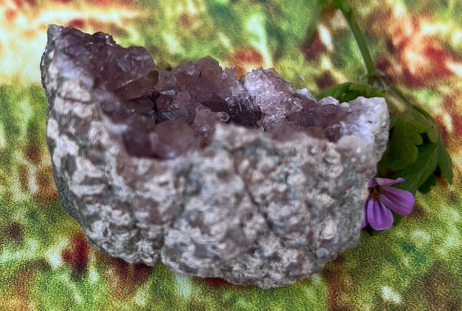 Enchanting Pink Geode Amethyst: Argentina's Crystal Geode Treasure - My Shop of Wonders