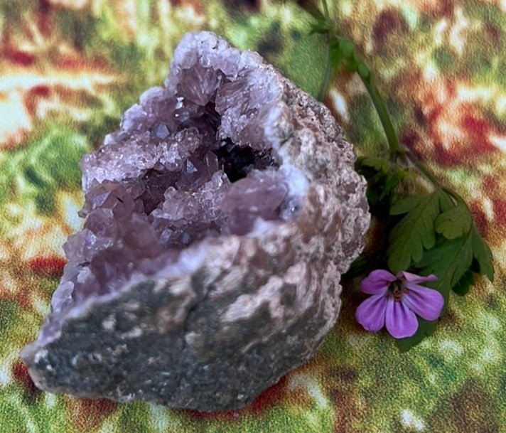 Enchanting Pink Geode Amethyst: Argentina's Crystal Geode Treasure - My Shop of Wonders