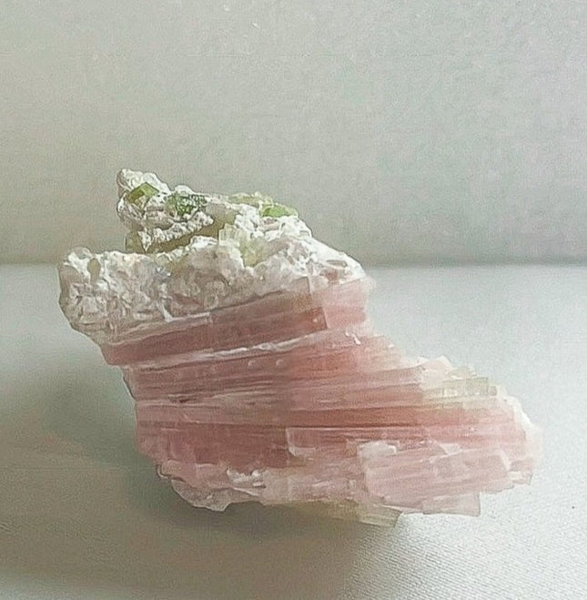 Natural Pink Green Tourmaline from Paprok, Pakistan