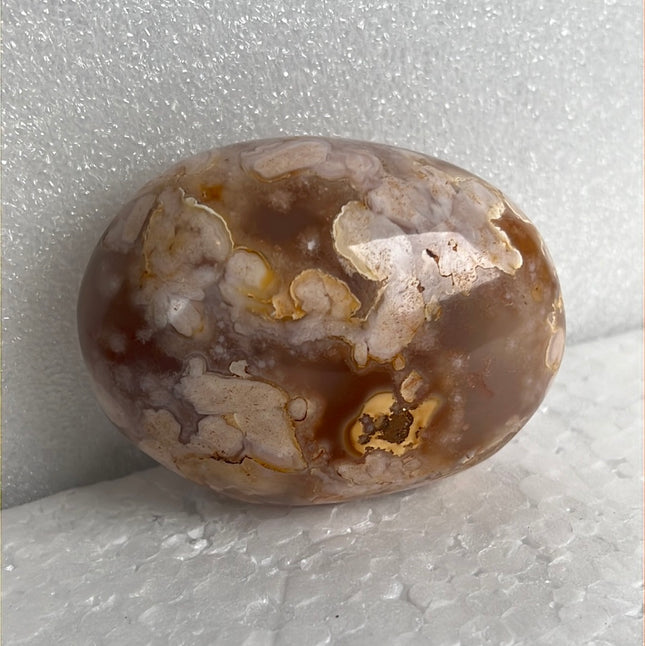 Flower Agate Palmstone Crystal from Madagascar