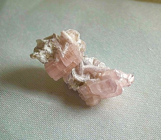 Natural Pink Tourmaline from Paprok, Afghanistan with Albite Crystals