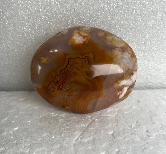 Flower Agate Palmstone Crystal from Madagascar