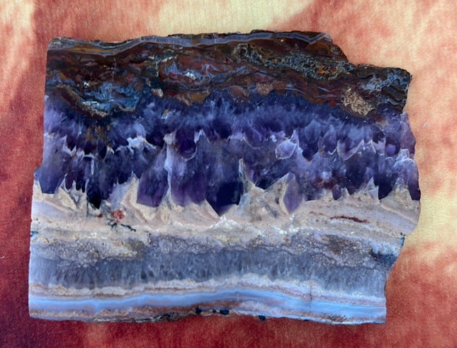 Amethyst aus der Türkei, Platte