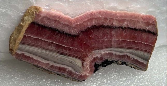 Polished Rhodochrosite from Argentina; Stalactite Mineral