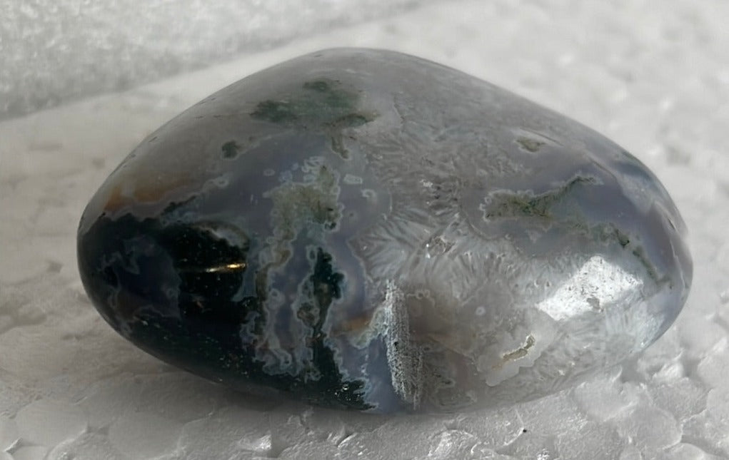 Moss Agate Heart Stone from India - My Shop of Wonders