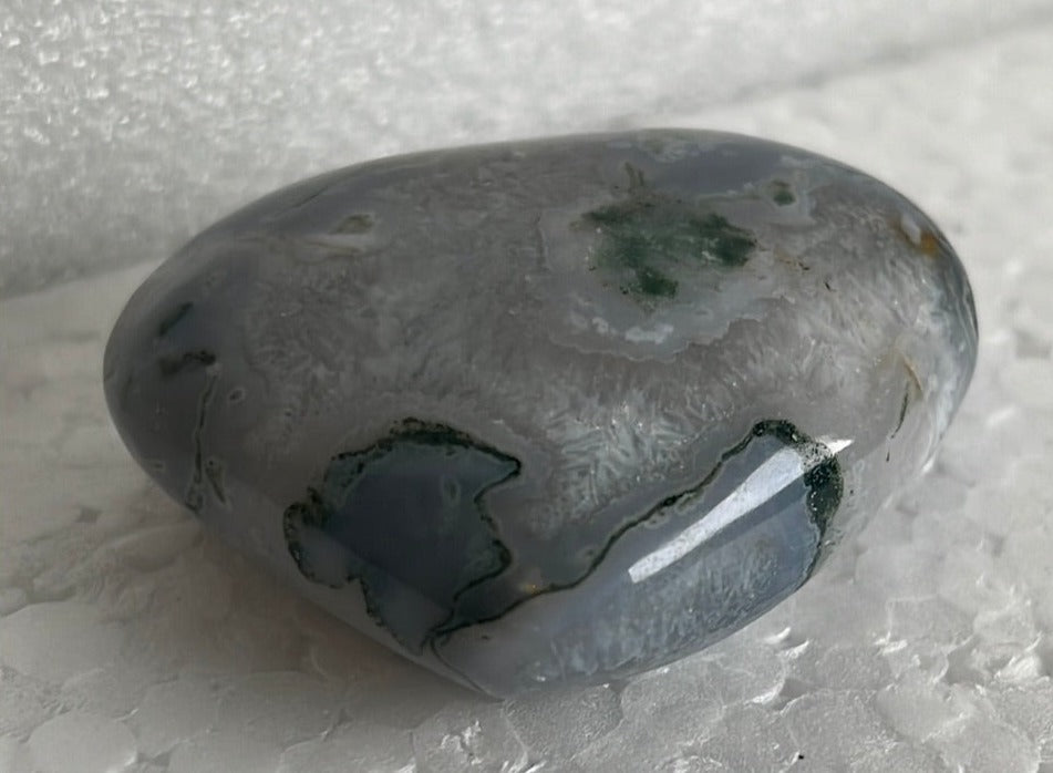 Moss Agate Heart Stone from India - My Shop of Wonders