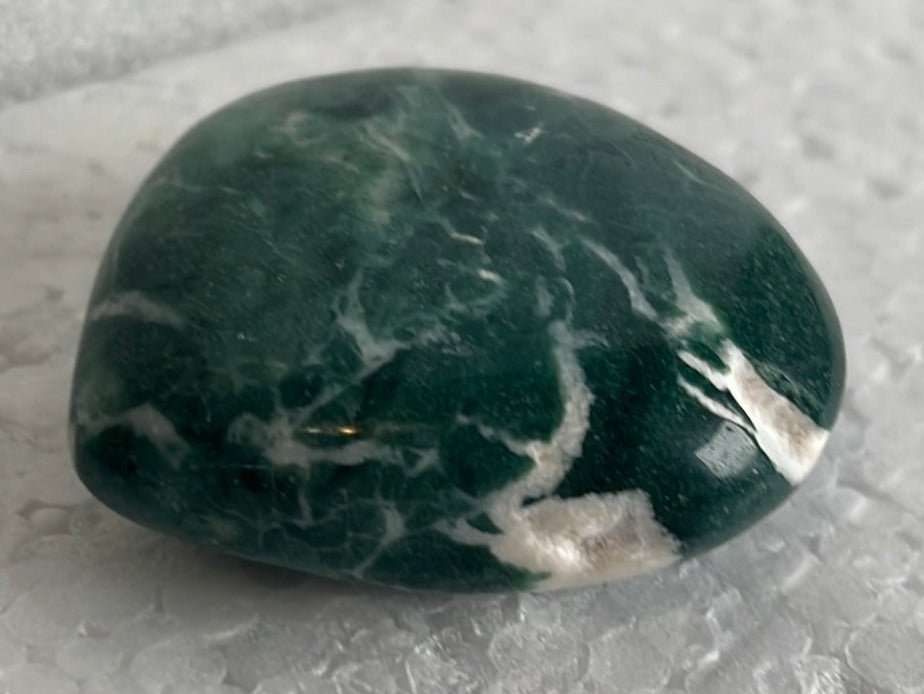 Moss Agate Heart Stone from India - My Shop of Wonders