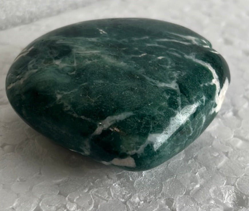 Moss Agate Heart Stone from India - My Shop of Wonders