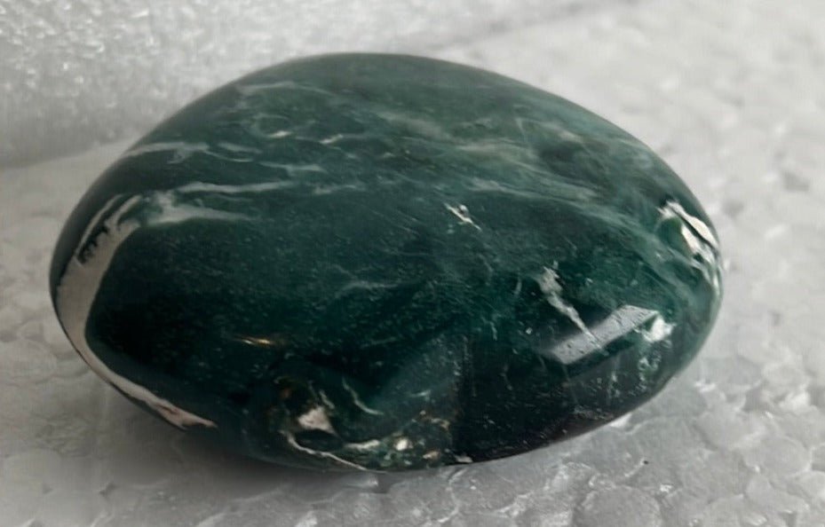 Moss Agate Heart Stone from India - My Shop of Wonders