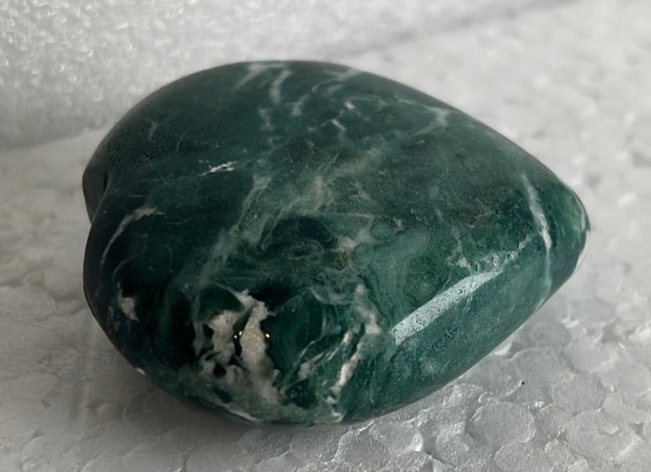 Moss Agate Heart Stone from India - My Shop of Wonders