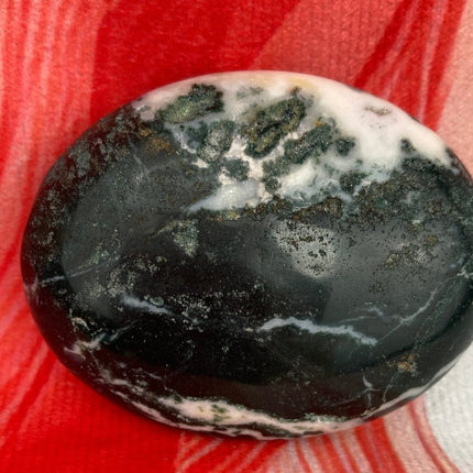 Moss Agate Palm Stone from India - My Shop of Wonders