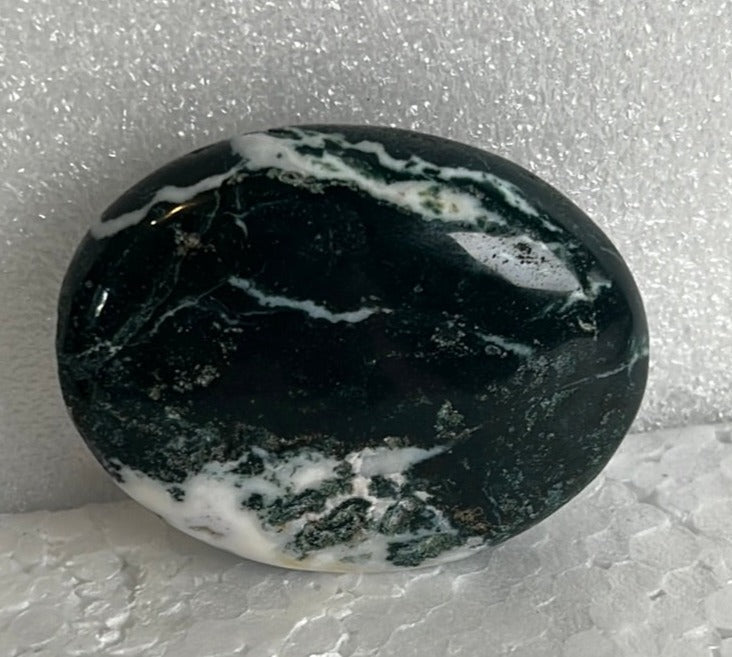 Moss Agate Palm Stone from India - My Shop of Wonders