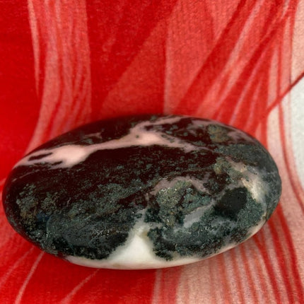 Moss Agate Palm Stone from India - My Shop of Wonders