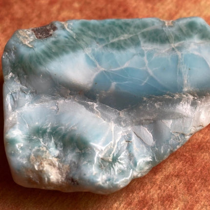 Shop Larimar Stone Slab: Unique Blue Radiance - My Shop of Wonders