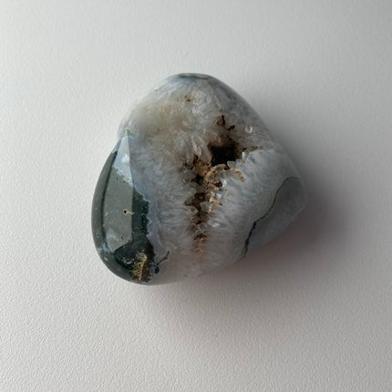 Unique Moss Agate Heart - My Shop of Wonders