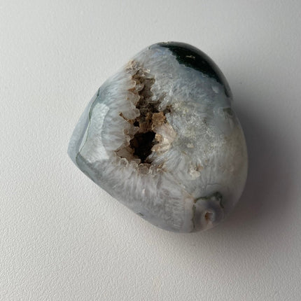 Unique Moss Agate Heart - My Shop of Wonders