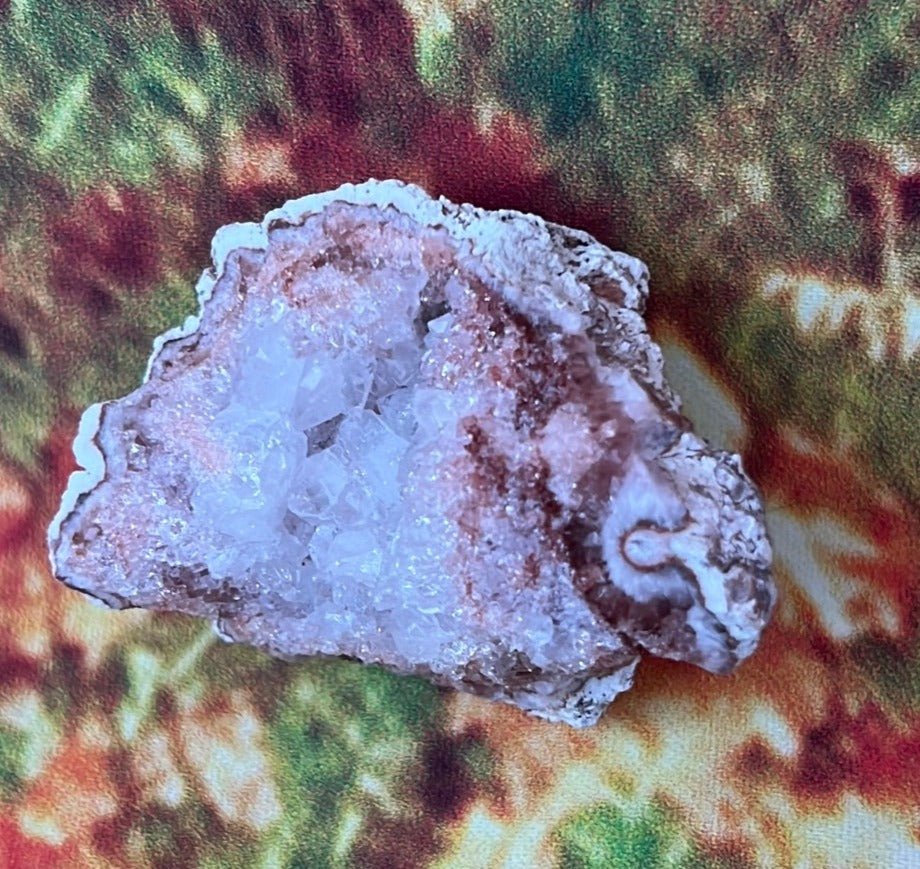 White Amethyst Raw Geode: Pure Elegance - My Shop of Wonders