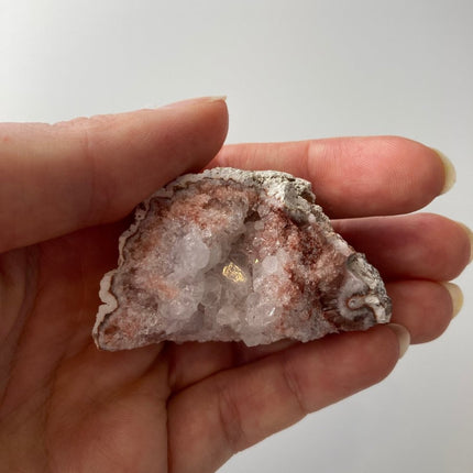 White Amethyst Raw Geode: Pure Elegance - My Shop of Wonders