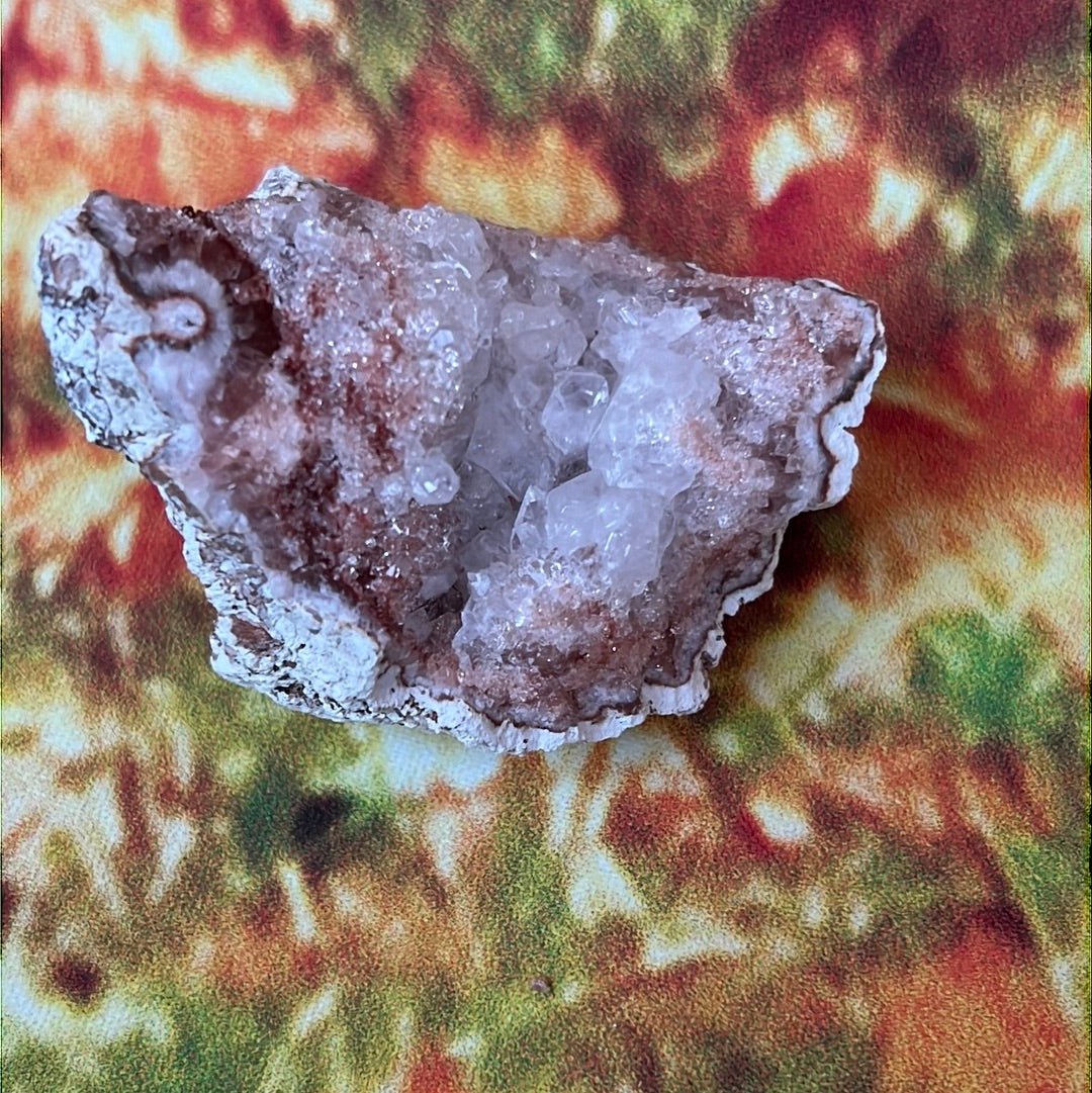 White Amethyst Raw Geode: Pure Elegance - My Shop of Wonders